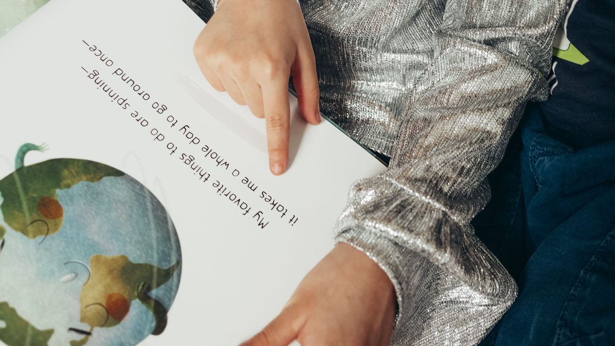 A child reading