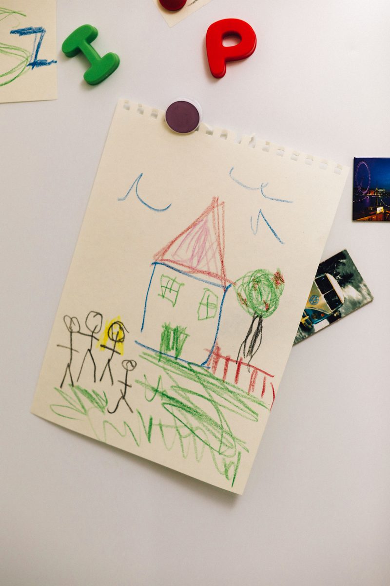 A child drawing